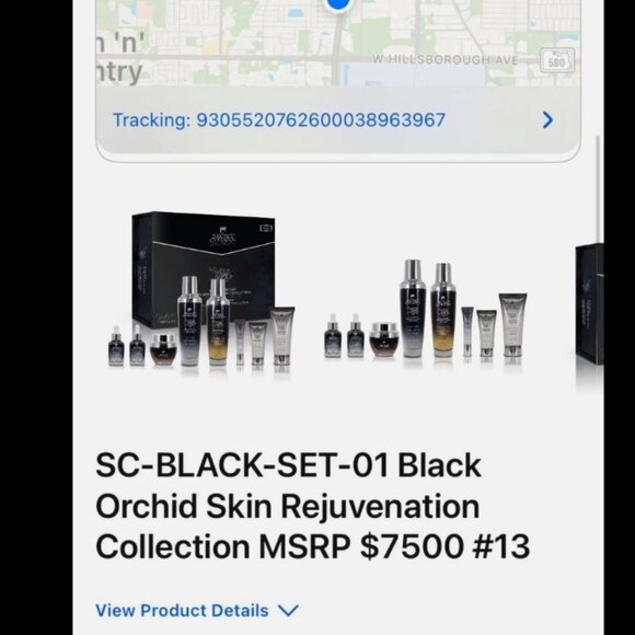 Secret Collagen Black Orchid Skin Rejuvenation Collection New in Box sealed
